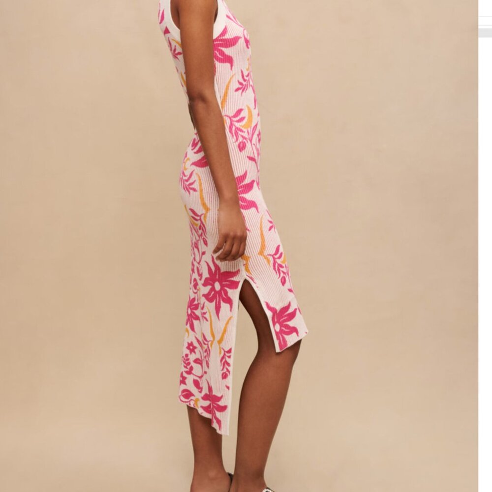 Maje Printed Reversible Dress Size 34 - Picture 2 of 9